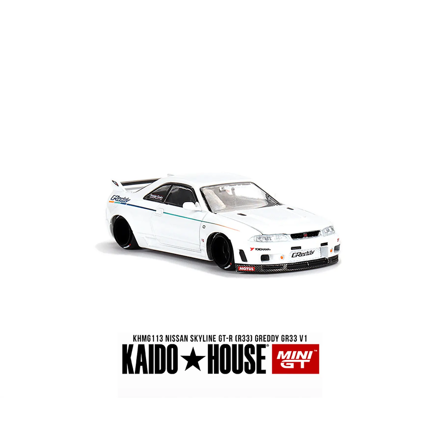 Nissan Skyline GT-R (R33) Greddy GR33 V1 - Kaido House x Mini GT 1/64 ...