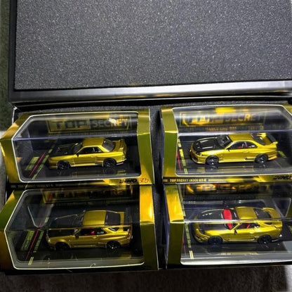 INNO64 TOP SECRET Box Set Collection R32/R33/R34/Supra A80 4-Car Bundle | 2026 Tokyo Autosalon Japan