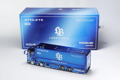 Liberty Walk LB-Trucks Mitsubishi Fuso Super Great Transporter LBWK - 2025 Foshan APA XPO - Limited to 800 Pieces GCD 1:64