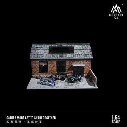 OLD FACTORY SCENE MODEL - MOREART 1:64