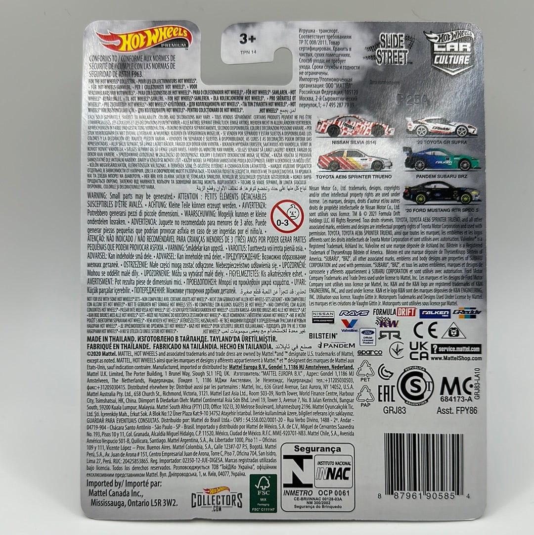 Toyota AE86 Sprinter Trueno Slide Street 3/5 Hotwheels Premium 1:64