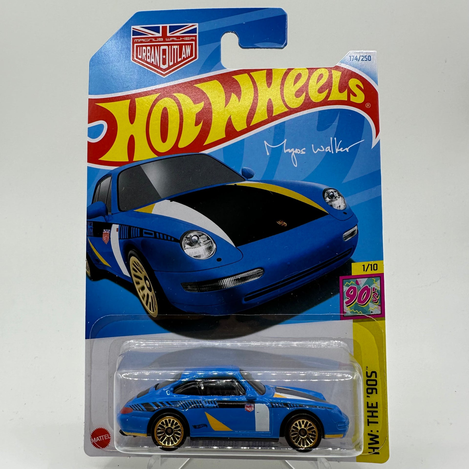 96 Porsche Carrera HW: The '90s 1/10 Hotwheels Mainline 174/250