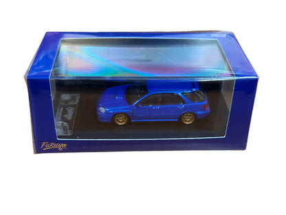SUBARU IMPREZA WRX STI GG "BLOB EYE" WAGON (BLUE) FURUYA 1:64