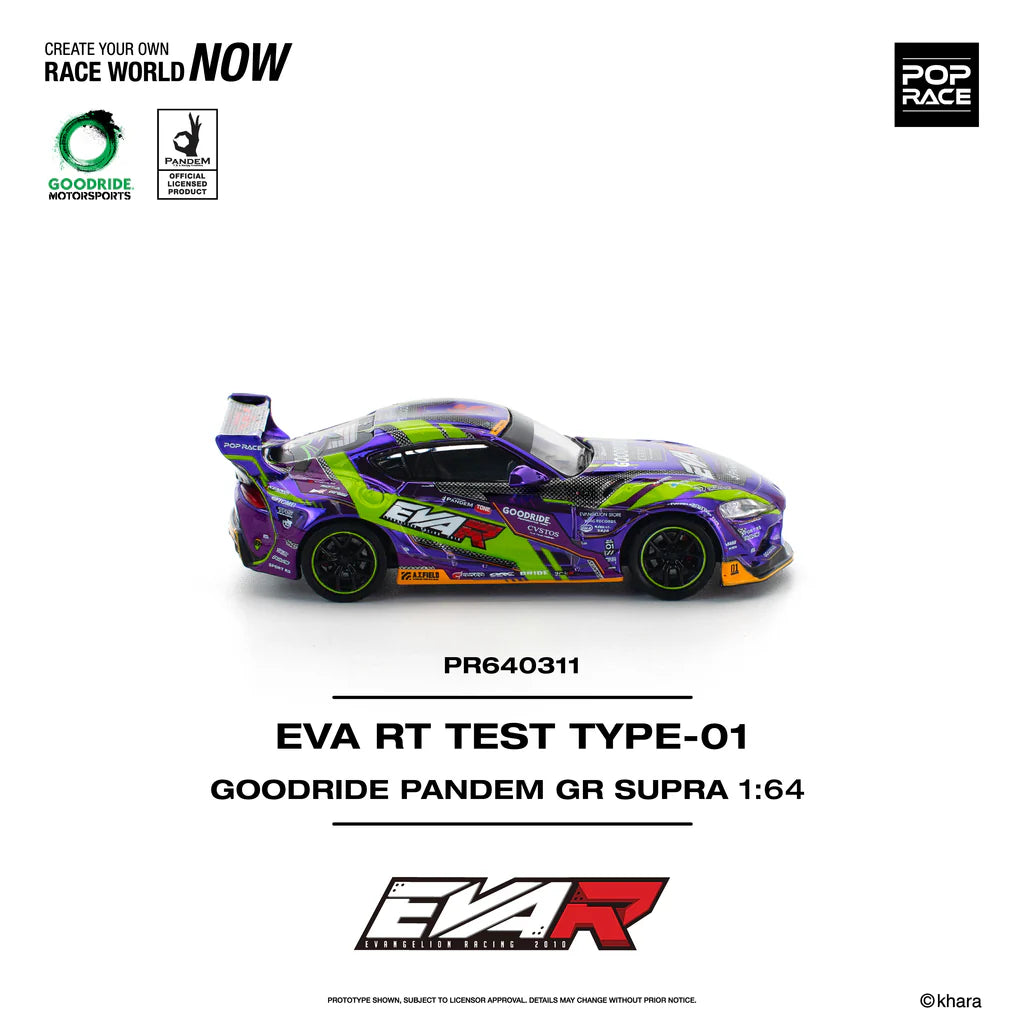 TOYOTA SUPRA (A90) PANDEM -- EVA RT TEST TYPE-01 GOODRIDE - POP RACE 1:64