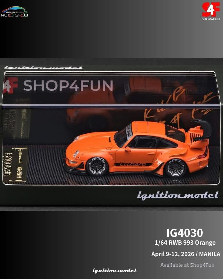 Porsche 993 RWB (Orange) - 2026 Manila Autoshow Exclusive *LIMITED EDITION*
