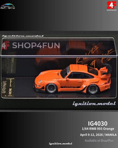Porsche 993 RWB (Orange) - 2026 Manila Autoshow Exclusive *LIMITED EDITION*