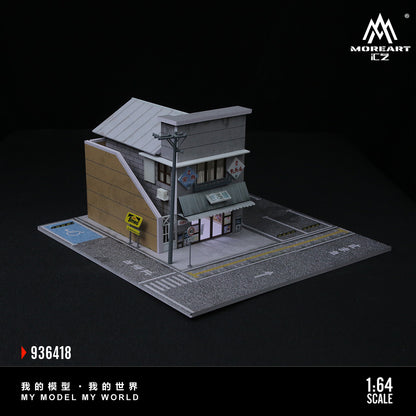 Japanese Candy House Scene Diorama w/LED Lights - Morearts 1:64