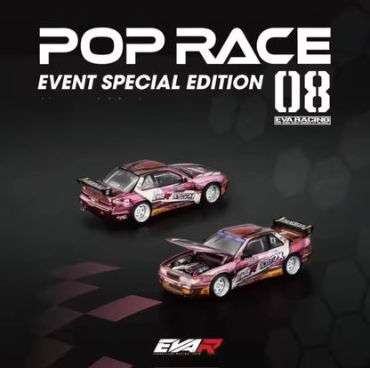 Eva RT X 1087X Pandem Nissan Silvia S13 HEC 2025 Hobby Expo China - Pop Race 1:64