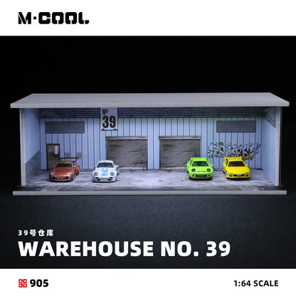 A-39 Warehouse Assembly Scene - w/Lights - M·COOL 1:64