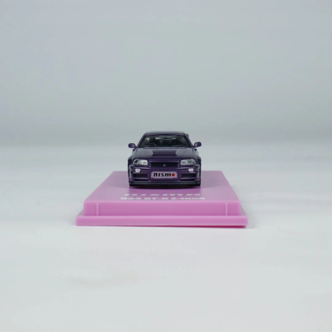 NISMO R34 GT-R Z-TUNE PURPLE MOTN BEIJING HOBBY EXPO CHINA 2025 EXCLUSIVE - KYOSHO 1/64
