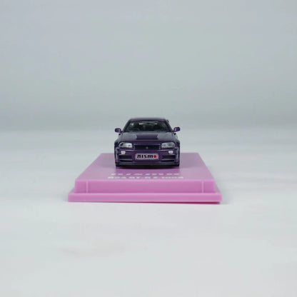 NISMO R34 GT-R Z-TUNE PURPLE MOTN BEIJING HOBBY EXPO CHINA 2025 EXCLUSIVE - KYOSHO 1/64