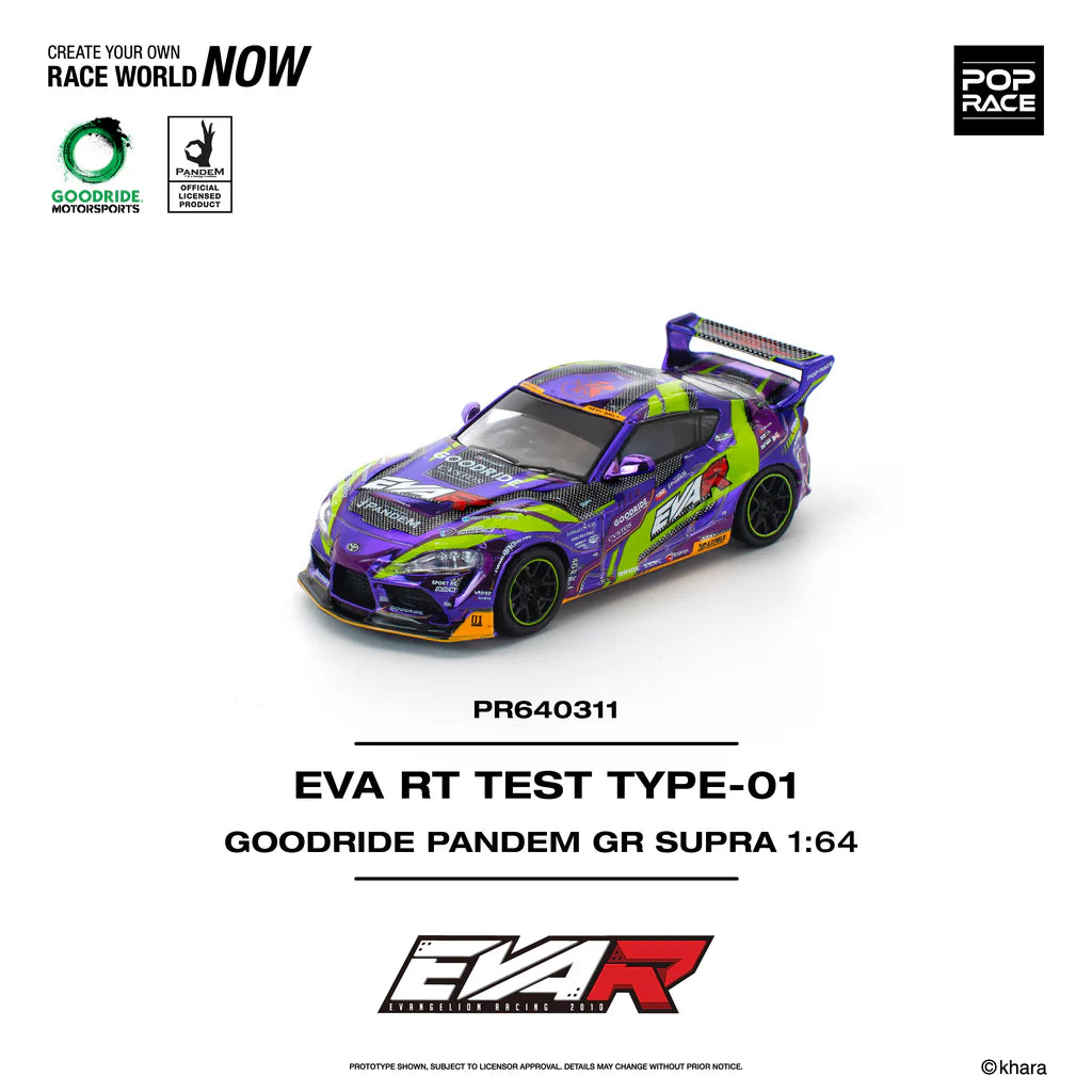 TOYOTA SUPRA (A90) PANDEM -- EVA RT TEST TYPE-01 GOODRIDE - POP RACE 1:64