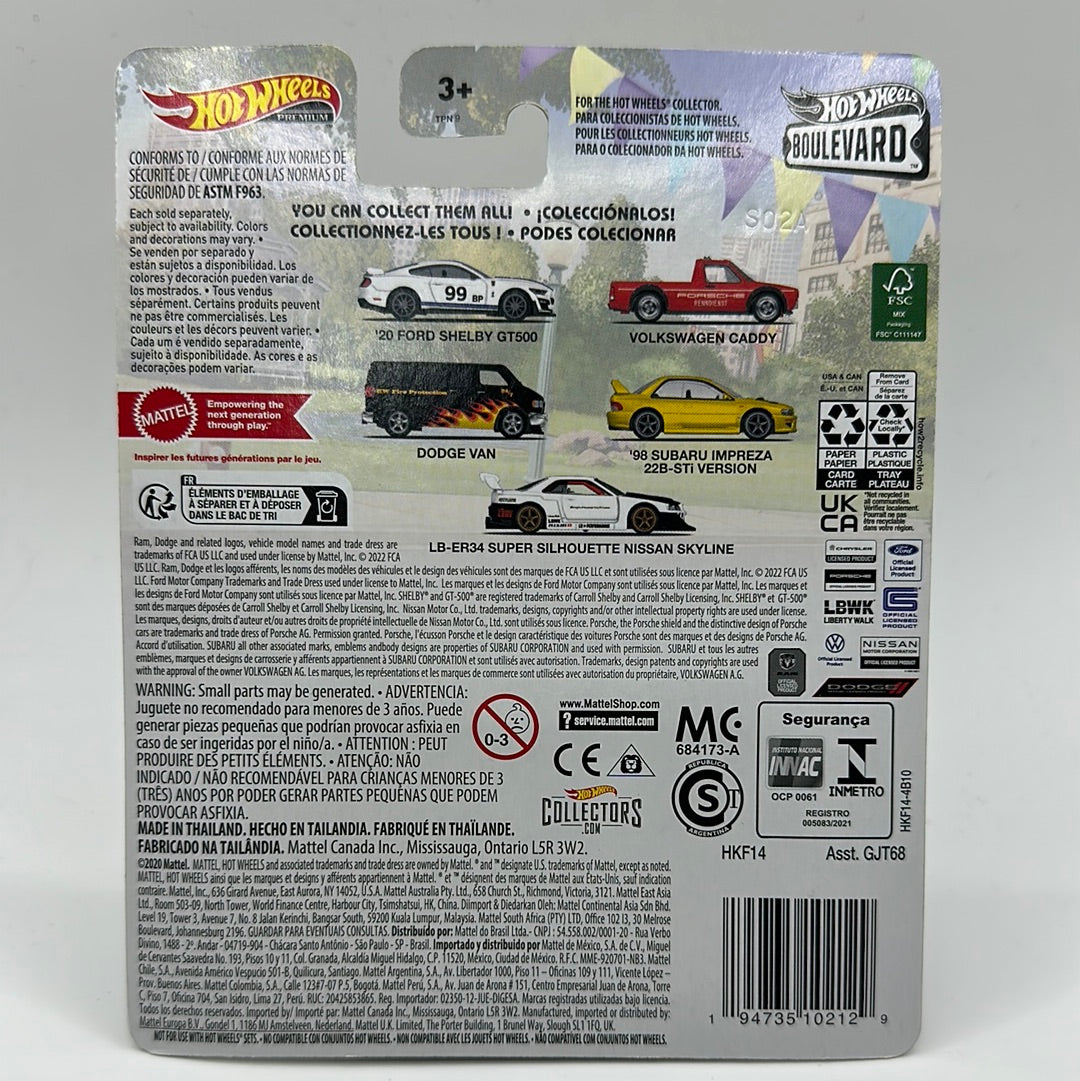 ‘20 Ford Shelby GT500 Boulevard #66 Hotwheels Premium 1:64