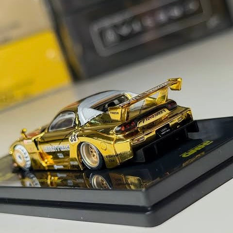 Liberty Walk Kyoto Limited INNO64 Leen Customs RX-7 Gold Special