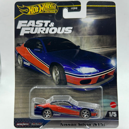 Nissan Silvia S15 - FAST & FURIOUS 1/5 Hotwheels Premium