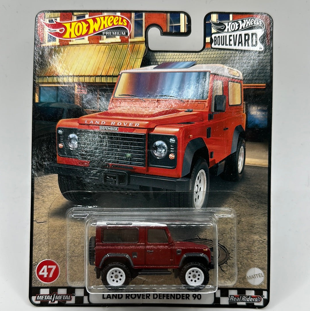 Land Rover Defender 90 Boulevard #47 Hotwheels Premium 1:64 – Diecast ...