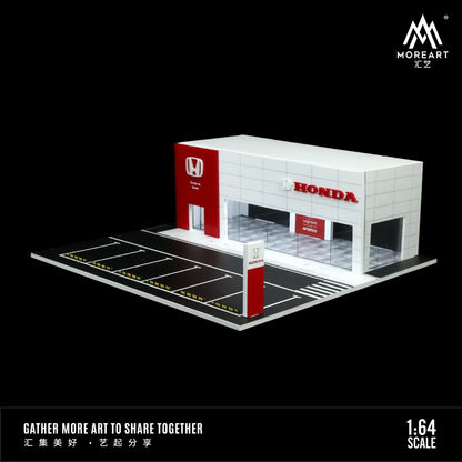 Honda 4S Showroom Model - w/LED lights Morearts 1:64