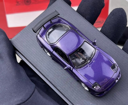 Veilside Mazda RX7 GT WING (Midnight Purple) LIMITED TO 599pcs - Mortal 1:64