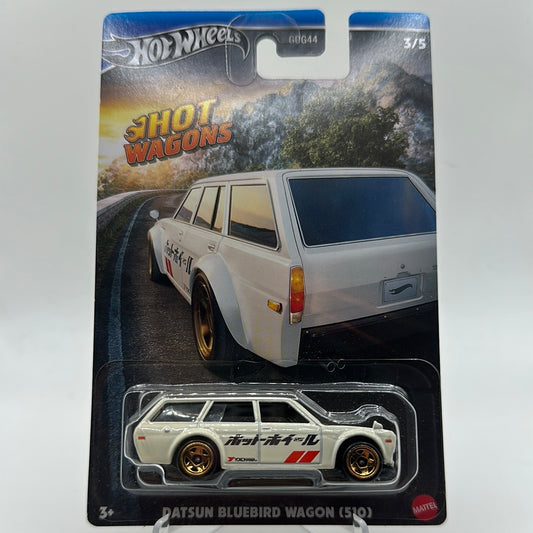 Datsun Bluebird Wagon 510 - Hot Wagons 3/5 Hotwheels Mainline Themed