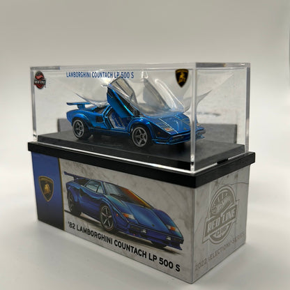 ‘82 Lamborghini Countach LP500 Blue Hotwheels Collectors Special Edition