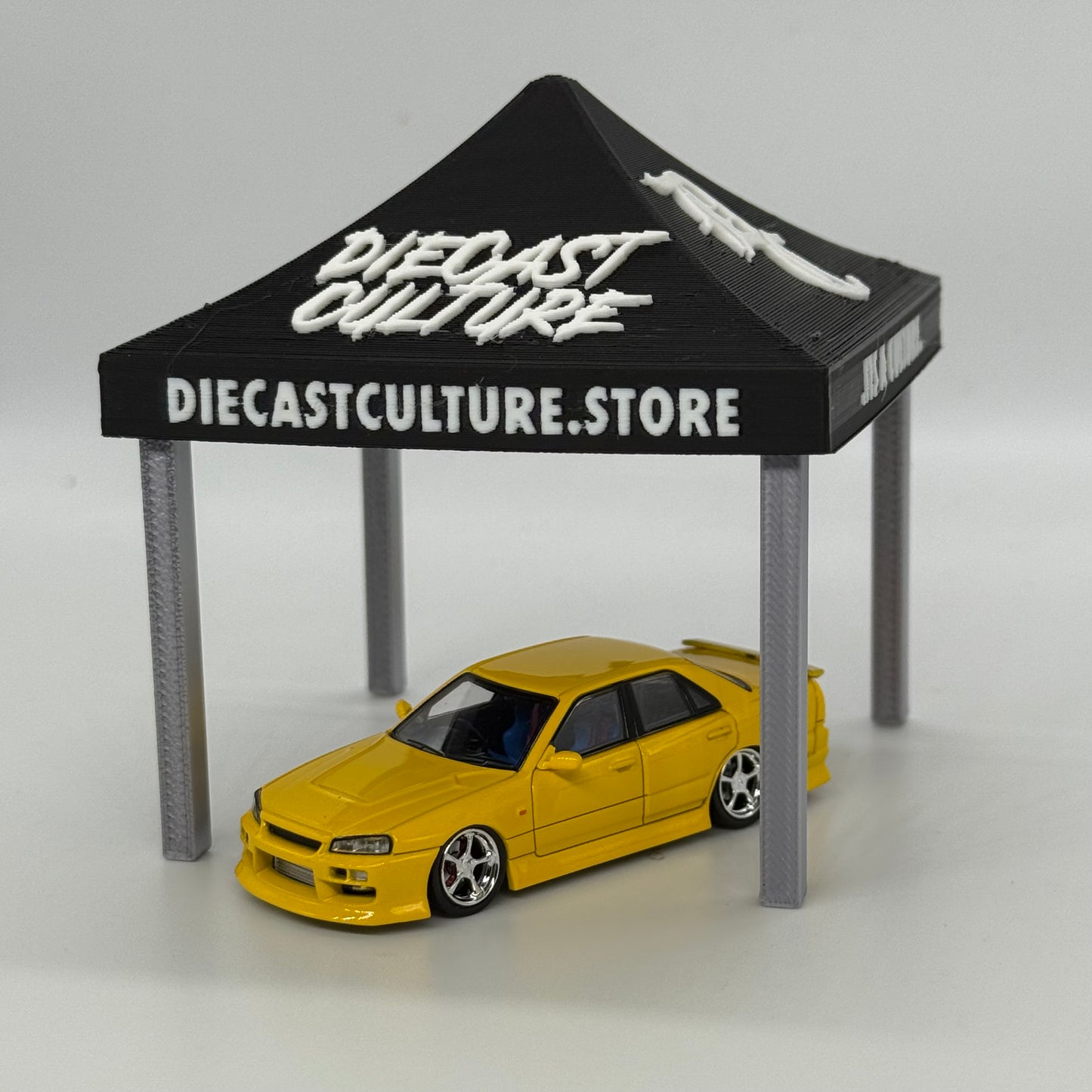 Diecast Culture Tent 1:64 Scale (3D Printed) *Cars not included*