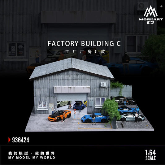 Factory Building C Diorama - MoreArt 1:64