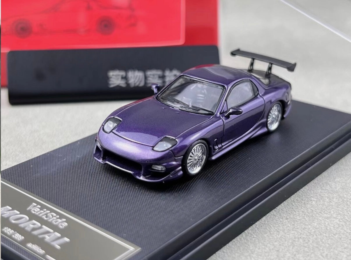 Veilside Mazda RX7 GT WING (Midnight Purple) LIMITED TO 599pcs - Mortal 1:64