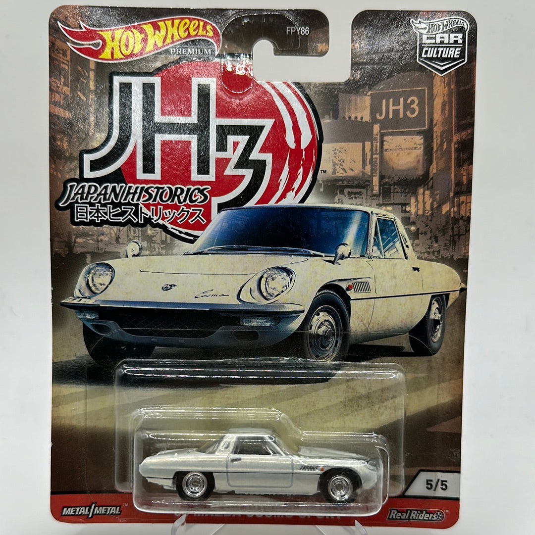 ‘68 Mazda Cosmo Sport Japan Historics 3 5/5 Hotwheels Premium 1:64