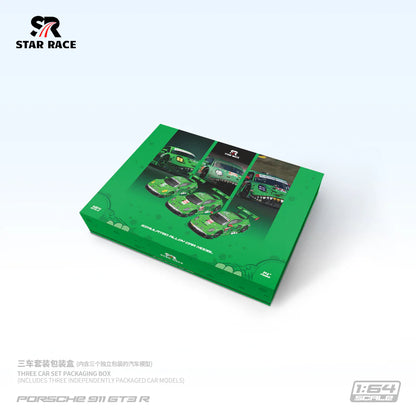 Porsche 911 GT3 Tyrannosaurus Rex 3 Cars Set - Star Race 1:64