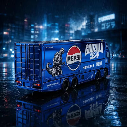 (PRE-ORDER) 2026 Hong Kong Car Show Limited Edition Pepsi-Cola X Godzilla Electroplated Paint GCD MODELS