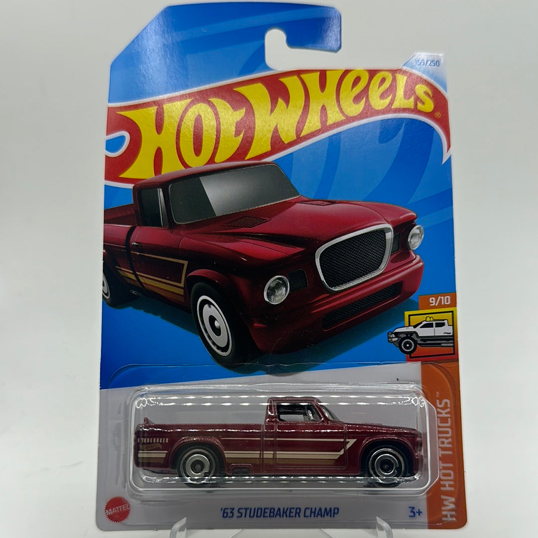 ‘63 Studbaker Champ - HW Hot Trucks 9/10 Hotwheels Mainline 155/250