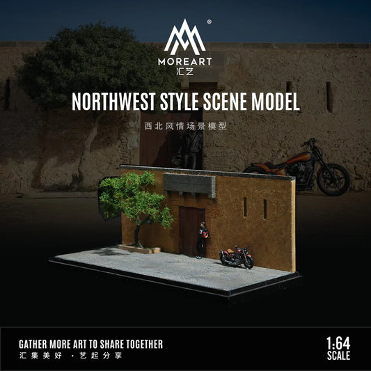 NORTHWEST STYLE SCENE MODEL MO901321 - MOREART 1:64