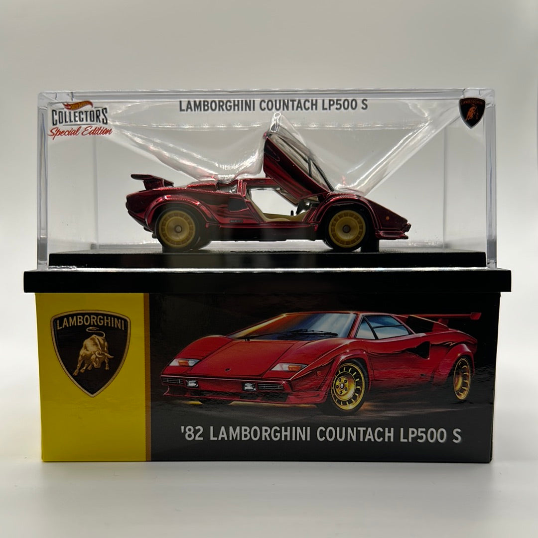 ‘82 Lamborghini Countach LP500 #722/12500 Red Hotwheels Collectors Special Edition