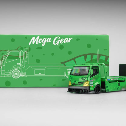 Custom Flat Bed Tow Truck REXY Dino Green