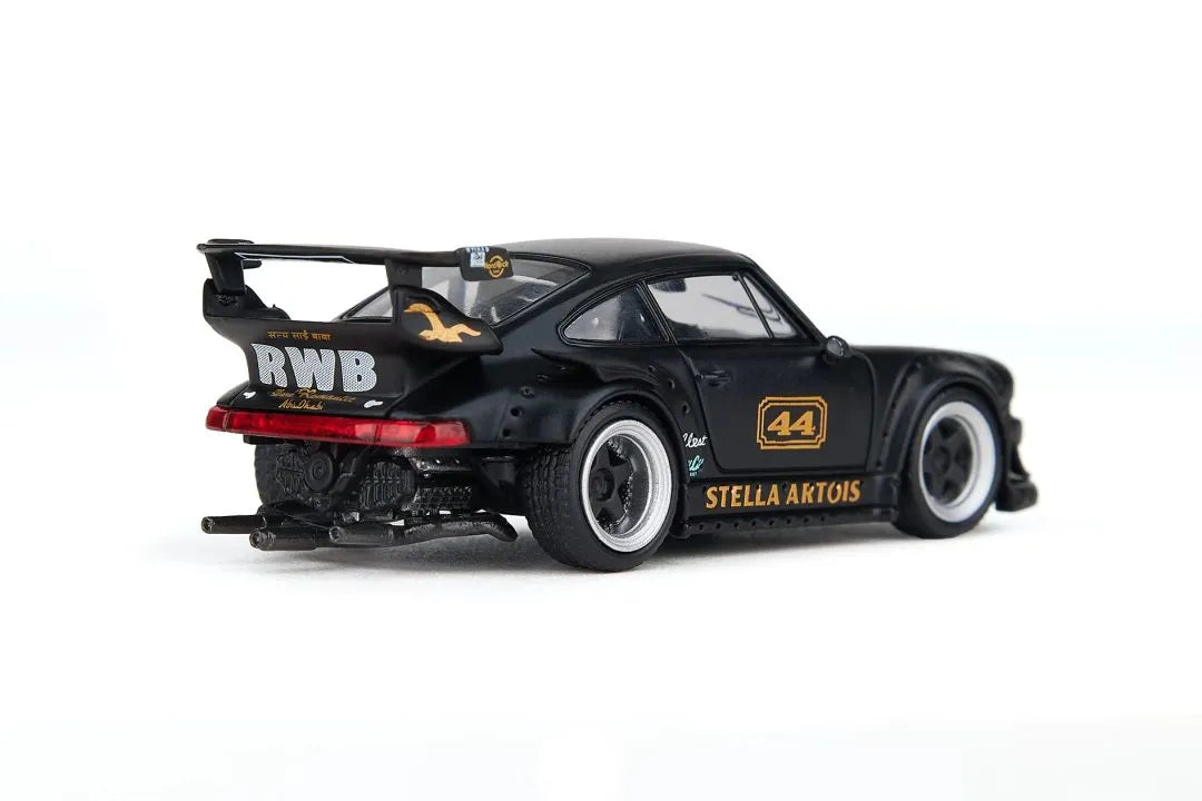 RWB Porsche 930 STELLA ARTOIS Circuit Specification Matte Black – MM 1:64