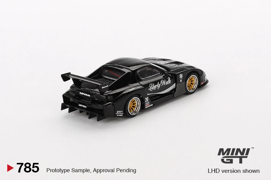 MAZDA RX-7 LB-SUPER SILHOUETTE LIBERTY WALK BLACK MINI GT