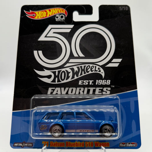 ‘71 Datsun Bluebird 510 Wagon - 50th Anniversary Favorites 5/10 Hotwheels Premium