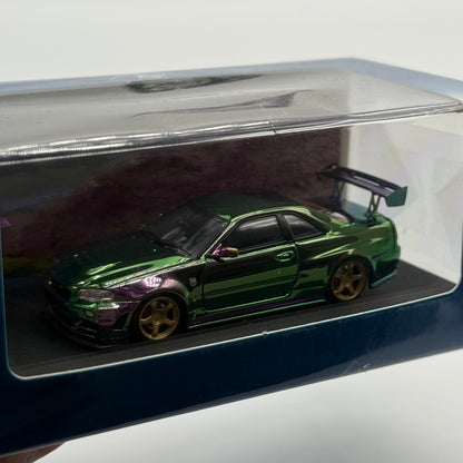 Nissan R34 GTR - Chameleon Purple:Green 001/699pcs Fuji