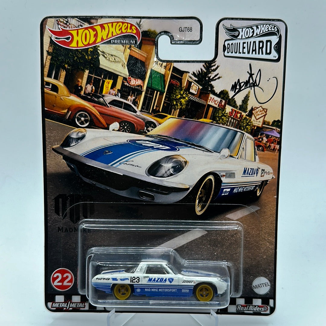 1968 Mazda Cosmo Sport Mad Mike Boulevard #22 Hotwheels Premium 1:64