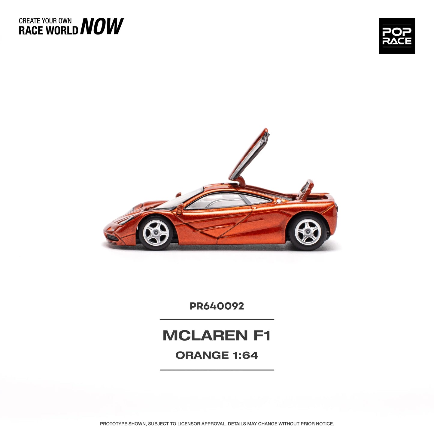 McLaren F1 Orange – PR64-0092 POP RACE