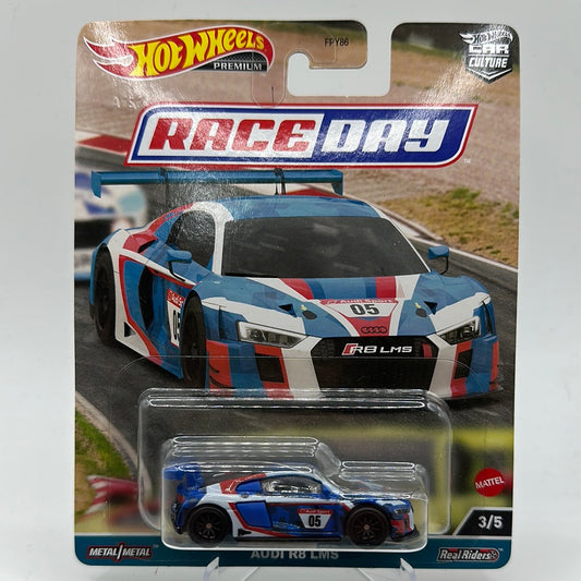 Audi R8 LMS Race Day 3/5 Hotwheels Premium Car Culture 1:64