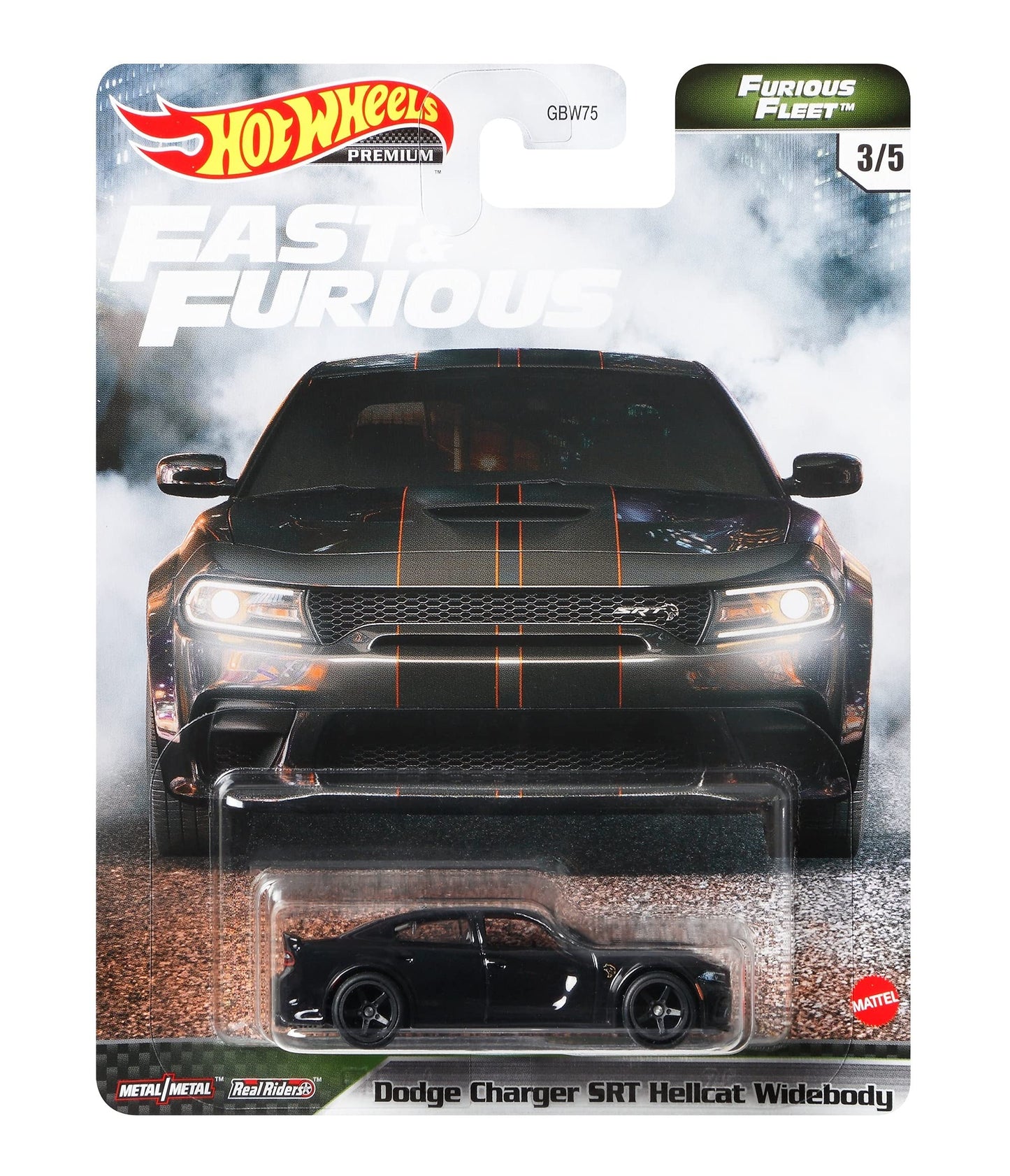 Fast and Furious Dodge Charger SRT Hellcat Widebody Hotwheels Premium