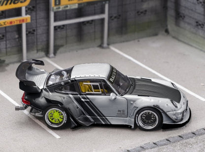 Porsche 993 RWB - Cyberpunk Livery 1:64