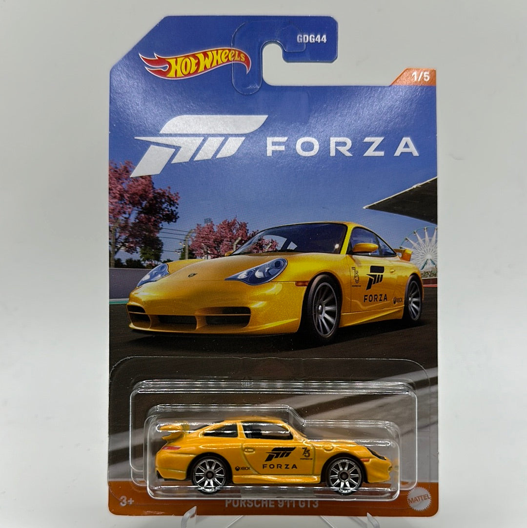 Porsche 911 GT3 Forza 1/5 Hotwheels Mainline 1:64