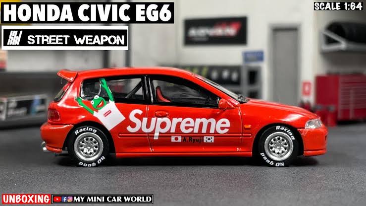 Honda Civic EG6 No Good Racing SUPREME Red LIMITED TO 499pcs