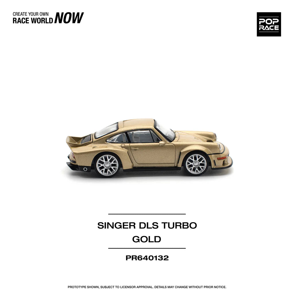 SINGER DLS TURBO (ROAD) "PORSCHE 934" (GOLD) POP RACE 1:64