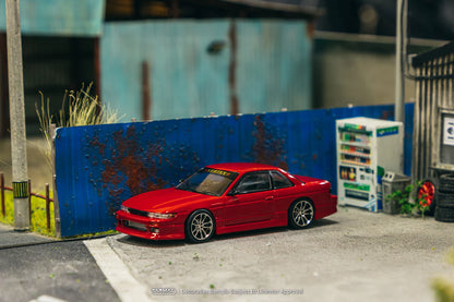 VERTEX NISSAN SILVIA S13 RED METALLIC - TARMAC WORKS 1:64