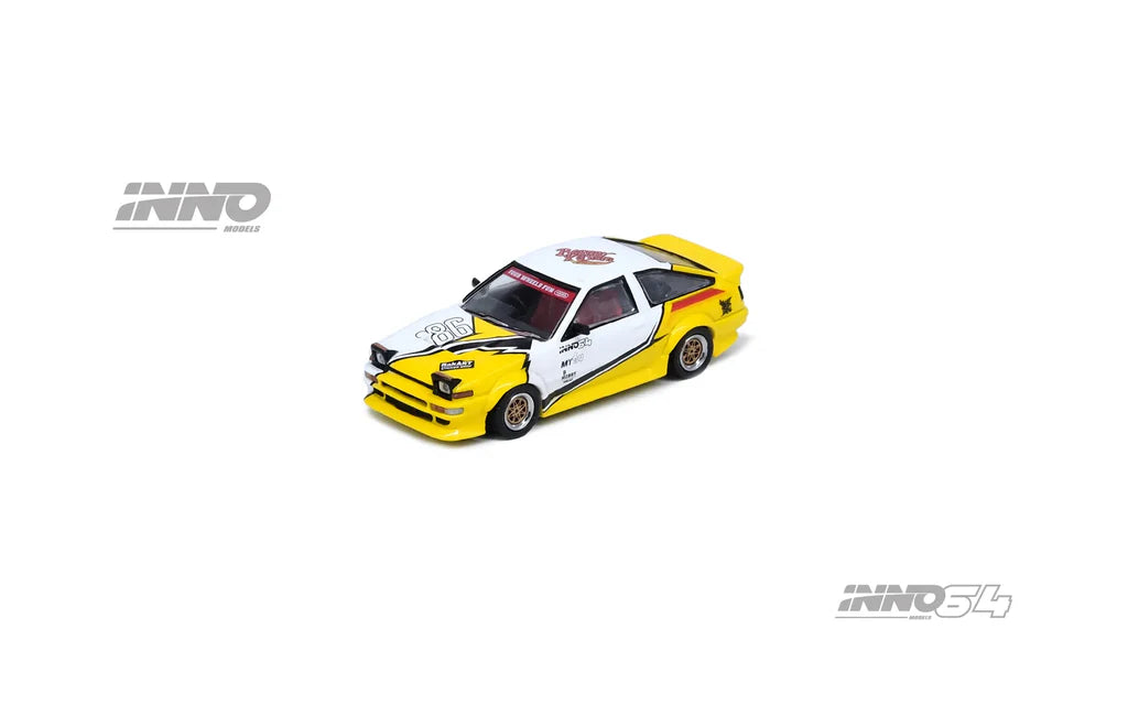 TOYOTA SPRINTER TRUENO AE86 COROLLA BRUNEI DIECAST KUSTOM SHOW INNO64 1:64