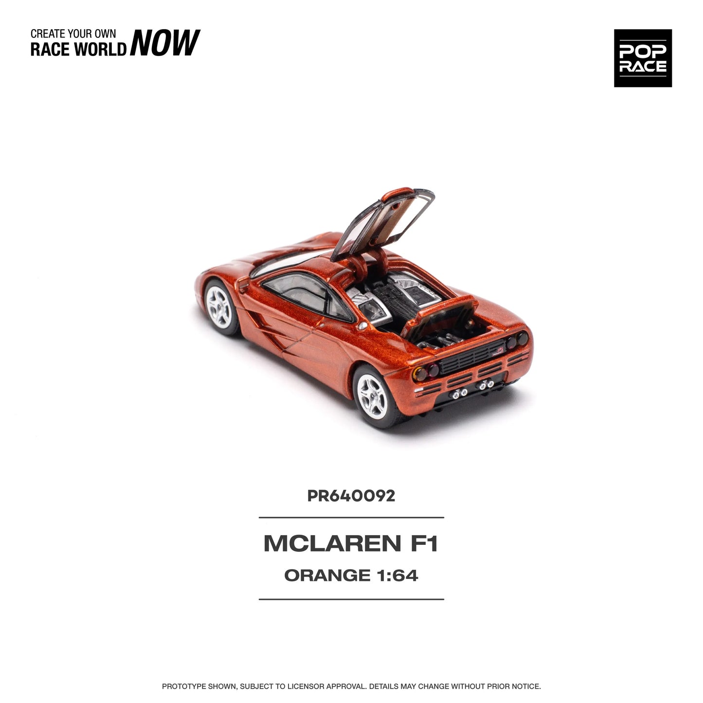 McLaren F1 Orange – PR64-0092 POP RACE