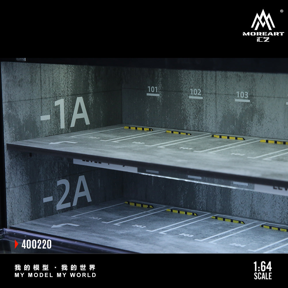 Underground Parking Garage Shipping Container - MoreArts 1:64